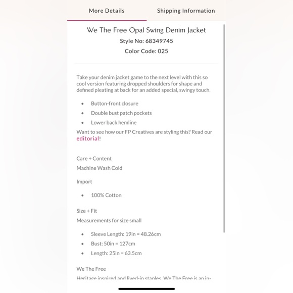 NWOT Free People FP size XS Opal Swing Jacket - Picture 4 of 13